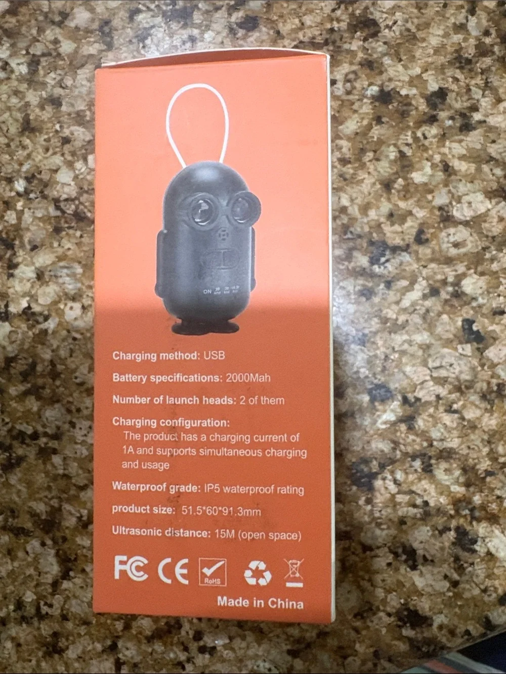 Ultrasonic Bark Arrester - Black - Keep the Dog Quiet